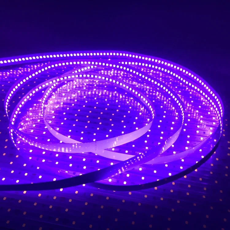 Custom 2835 3535 germicidal 12v uv purple led strip light 254nm 265nm 275nm 280nm kill bacterial