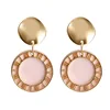 New Roman Digital Earrings Creative Retro Sequins Disc Candy Ear Studs Fashion Women's Earrings Jewelry