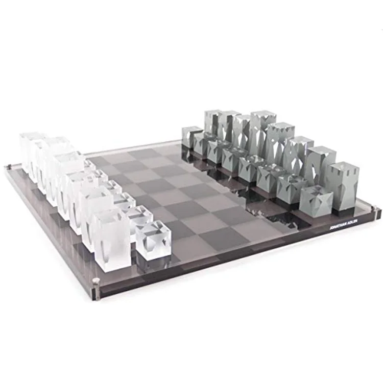 Custom Luxury Acrylic Game Chess Set Perspex Game Chess Pieces - Buy ...