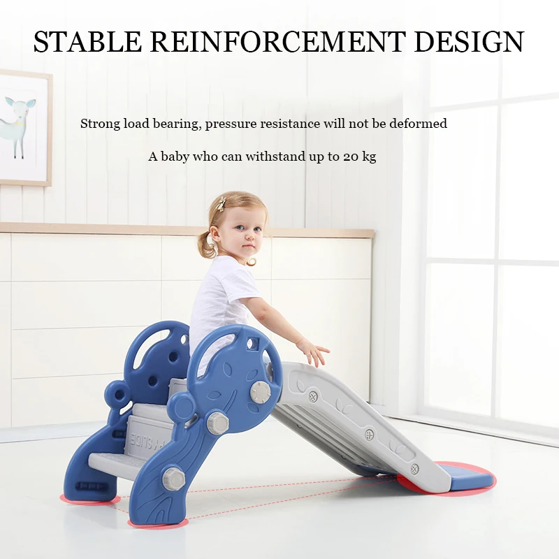 Hot Selling New Design Indoor HDPE Plastic Slide for Kids Amusement Park Playground Garden Mall Supermarket Use EU manufacture