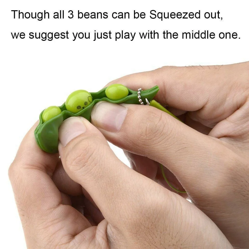 Cute Squishy Peas Decompression Squeeze toy