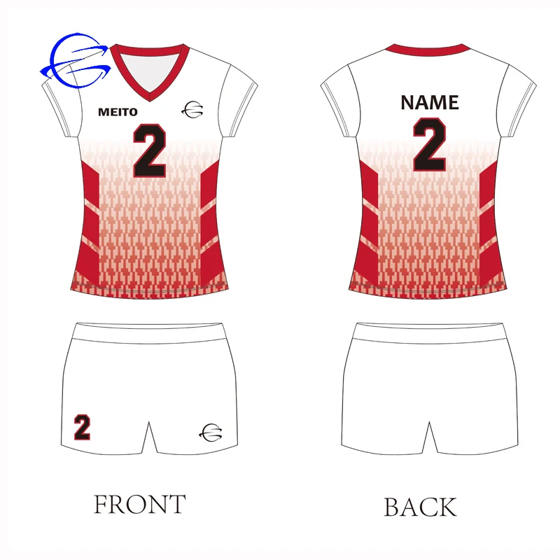 Quick Dry Latest Design Sublimated Volleyballteam Uniform Beach Tops ...