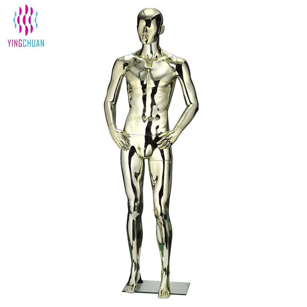 Standing Used Male Mannequins Sale Chrome Pp Plastic Mannequin Buy