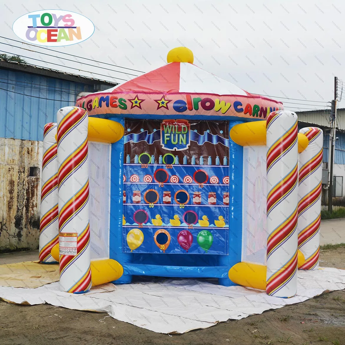 Interactive Pvc Inflatable Outdoor Custom Interactive Inflatable Carnival Fun Games For Kids And ...