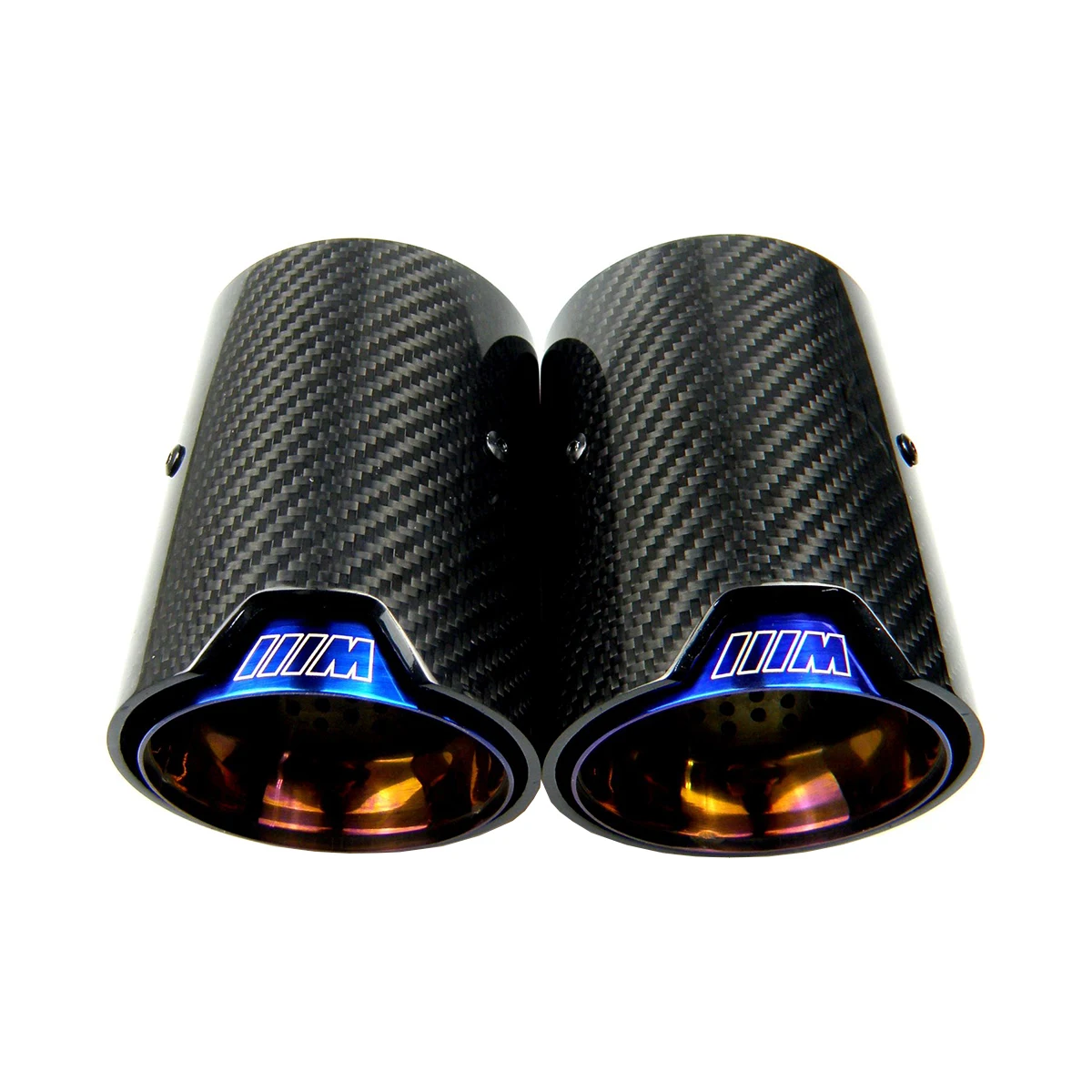 

carbon fiber exhaust,2 Pieces, Black