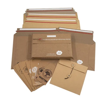 Customized Printed Mailing Envelope Recyclable Stay-flat Cardboard ...