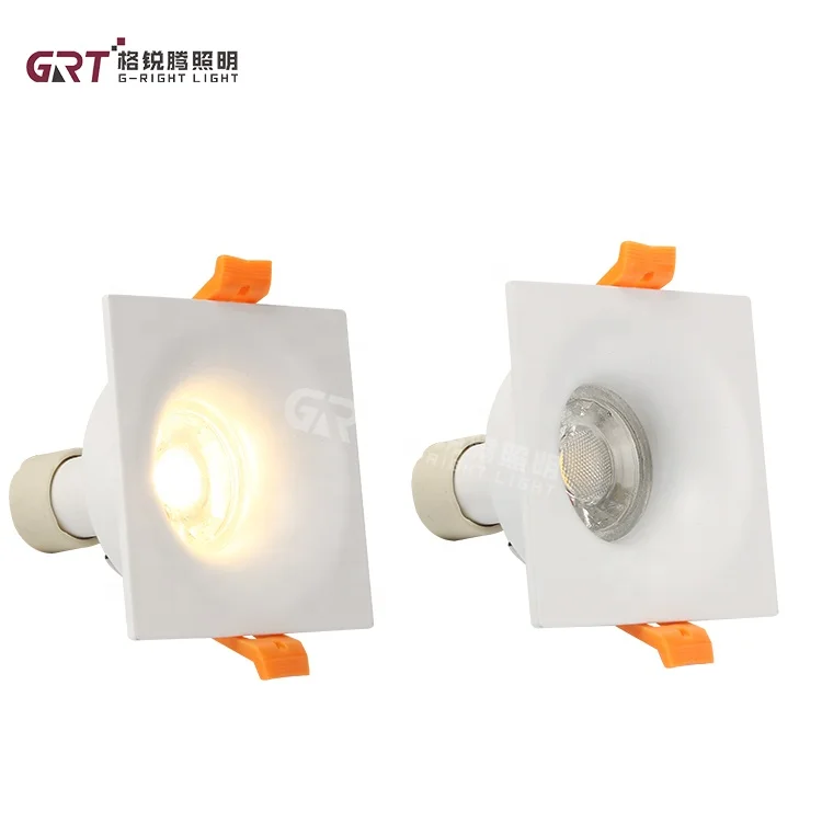 Factory direct sale indoor residential smd cob 75mm 3w 5w 7w 10w 12w MR16 G5.3 gu10 recessed ceiling led light