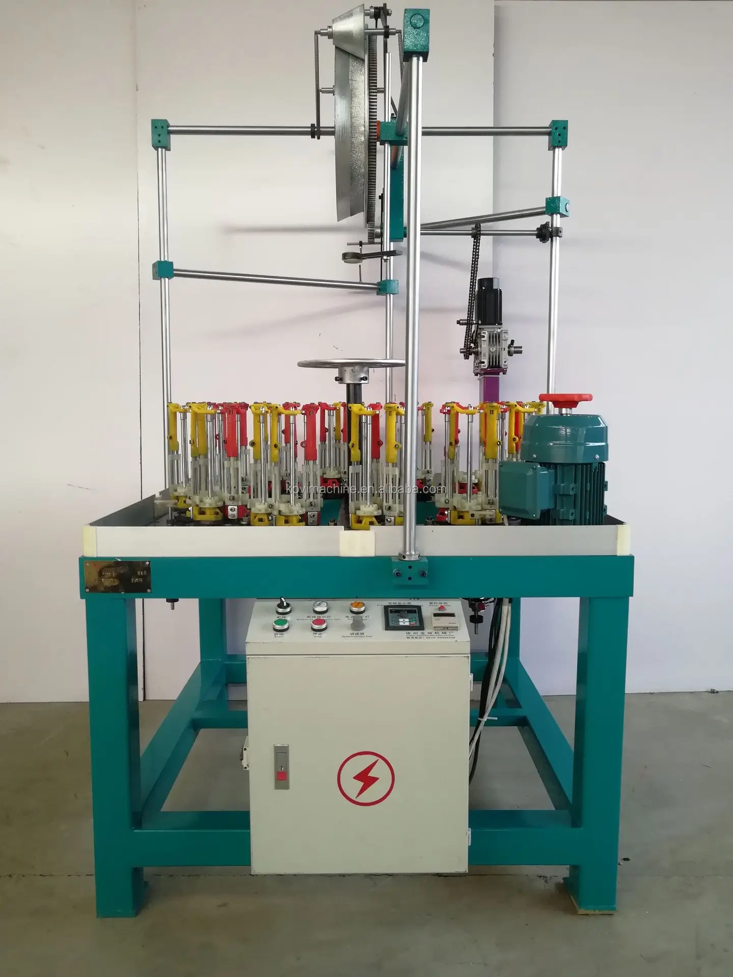 Computerized Paracord Lace Braiding Machine 32 Spindles Wool Knitting