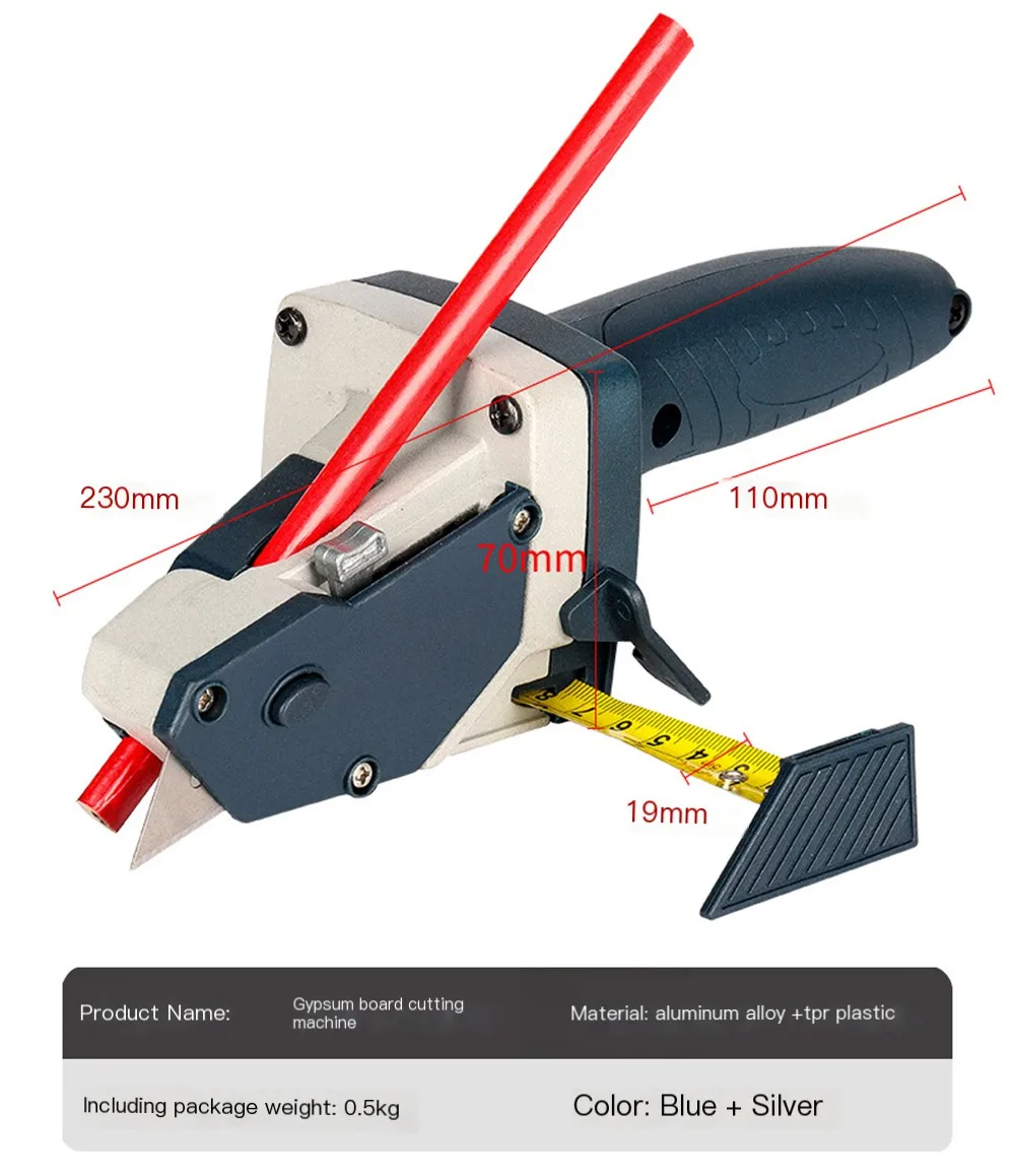 Gypsum Board Cutter Scriber Plasterboard Edger Drywall Automatic