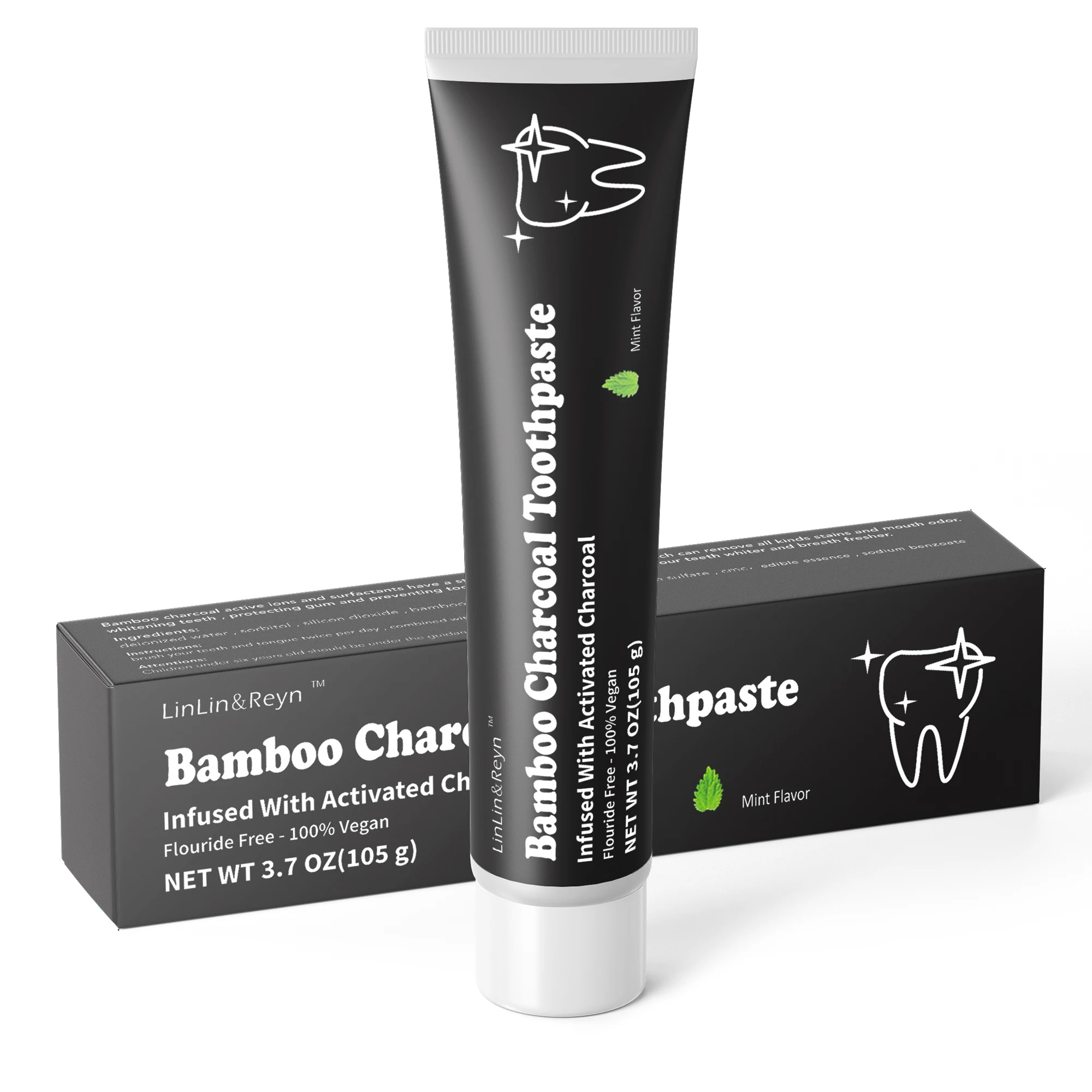 daily dental care toothpaste natural activated charcoal teeth