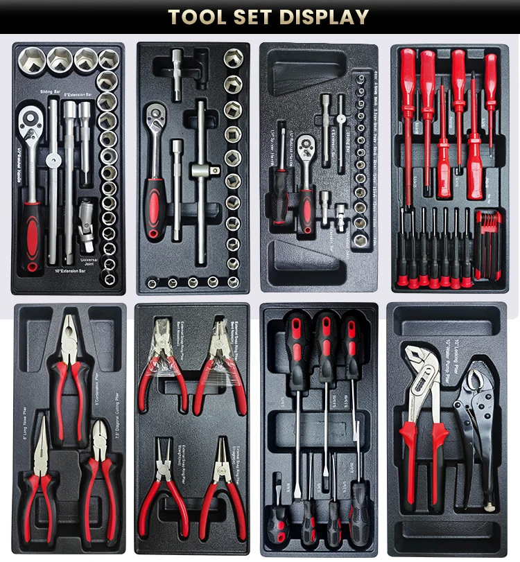 245pcs New Item Hand Tools For Car Repair,Mechanic Tools With Trolley