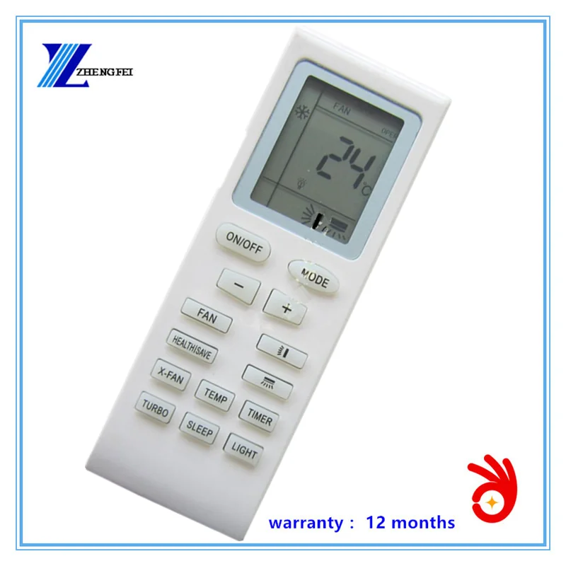 Yb1f2 Yb1fa Yap1f Air Conditioner Remote Control Use For Gree - Buy Air ...