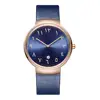 Watch Custom Logo Make Your Own Design OEM Women Watches Print Inside with A Brand Arabic Number Blue Watch