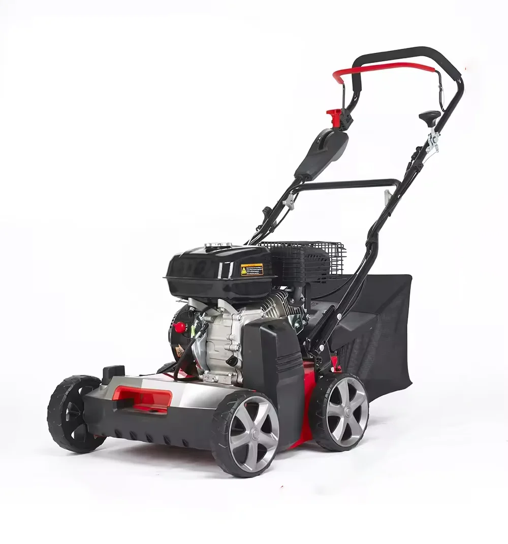 400mm Working Width Garden Lawn Scarifier Petrol 4 Stroke Grass ...