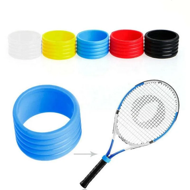 Badminton Racket Silicone Handle Grip Ring,Tennis Racquet Racket Fix