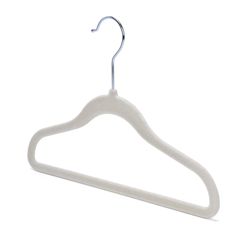 Premium Quality Small Size Child Kids Velvet Hanger Flocked Baby Hanger