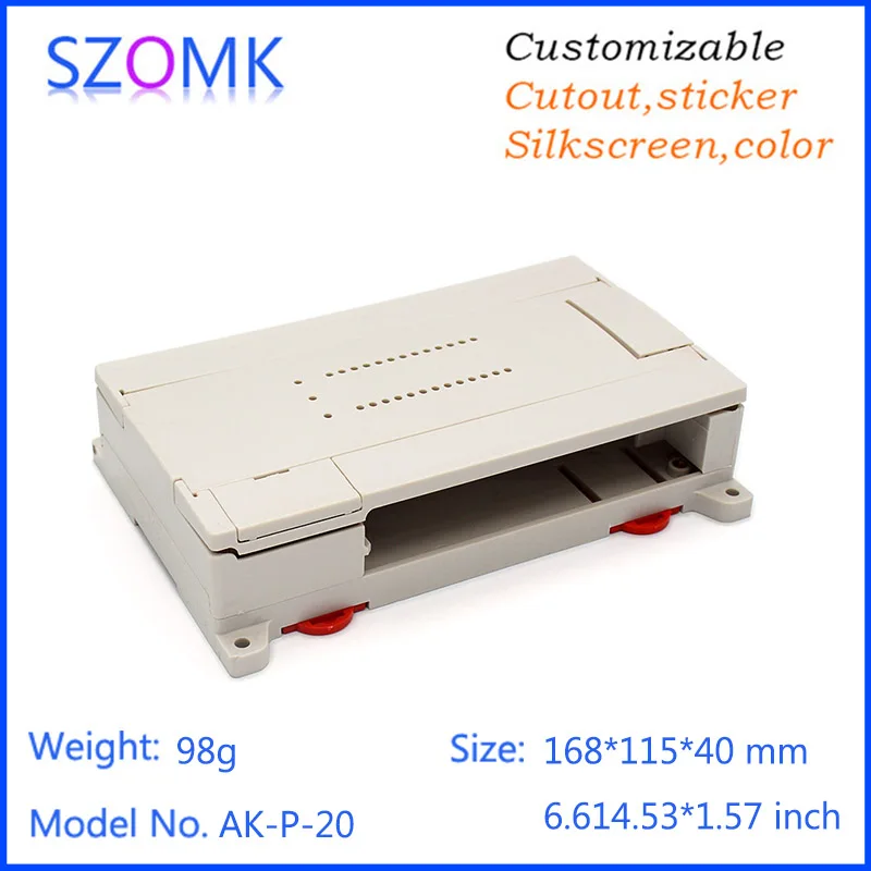 SZOMK Nhà Cung Cấp Sản Xuất Điện Tử Nhựa Din Rail Bao Vây Cho Pcb