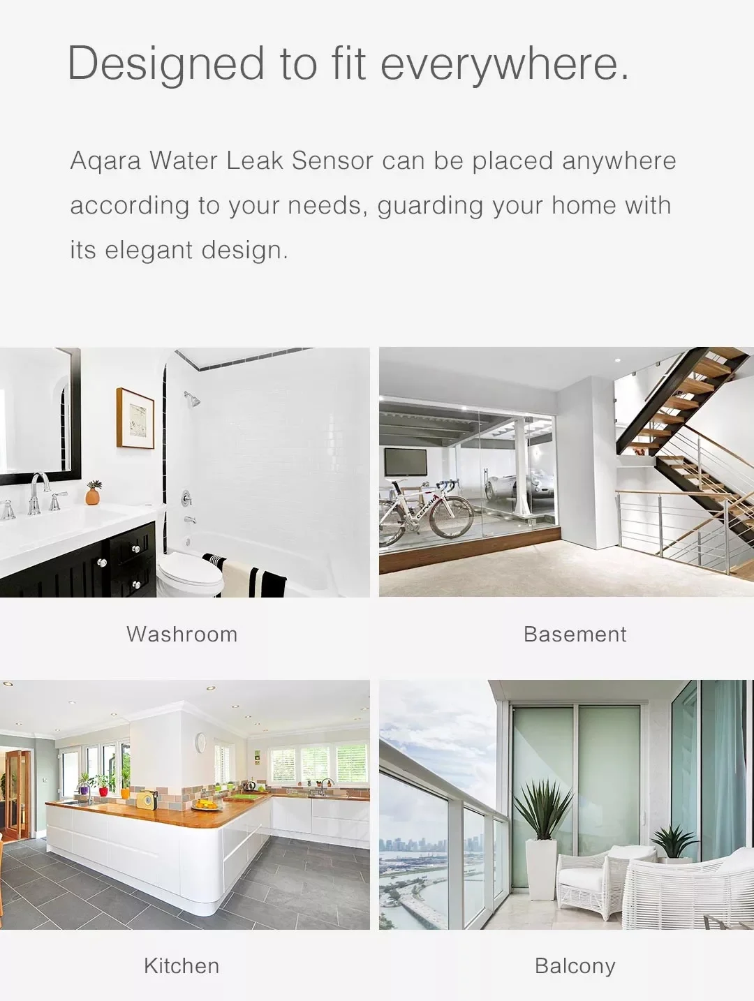 Smart home zigbee multi aqara water sensor - ANKUX.COM