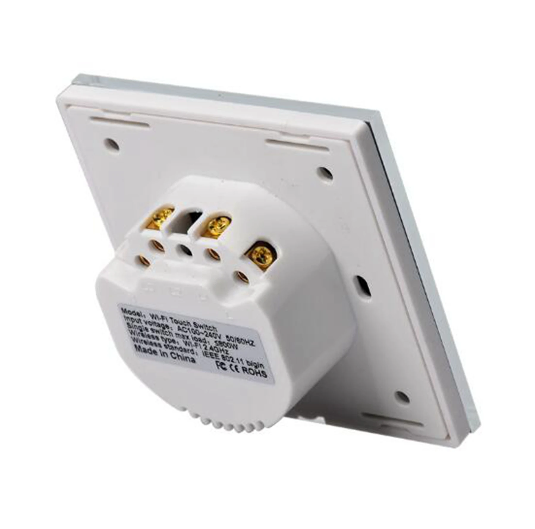 Smart Switch Amazon Echo Google Home WIFI Wall Switch Glass touch panel UK standard light switch - ANKUX.COM