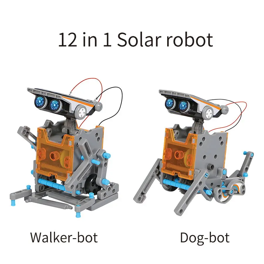 BOZTX 12-in-1 STEM Education DIY Solar Robot Toys Building Science Kits for K... 
