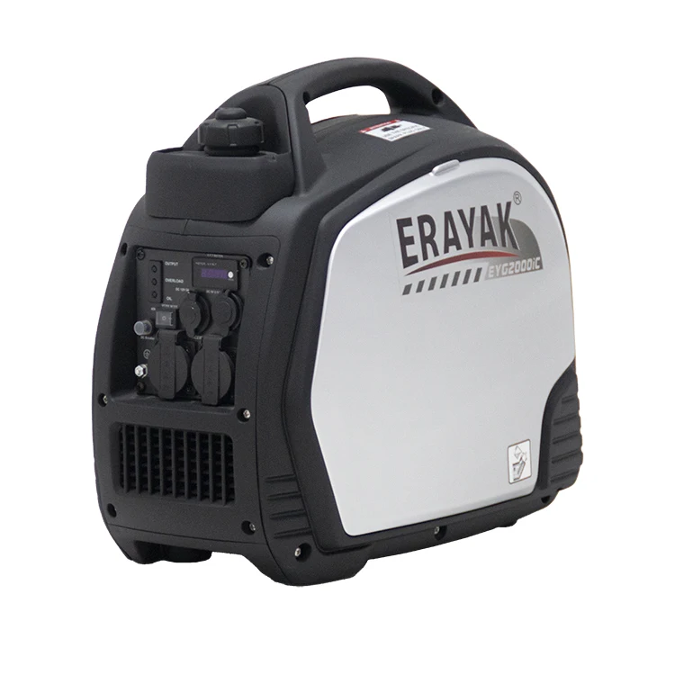 230V Europe Socket Portable 2000W Inverter Generator Petrol Gas Power ...