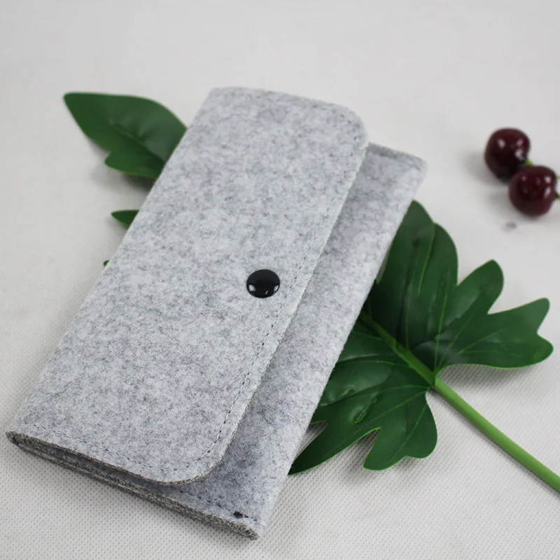 oem logo for you amazon felt purse organizer insert with zipper