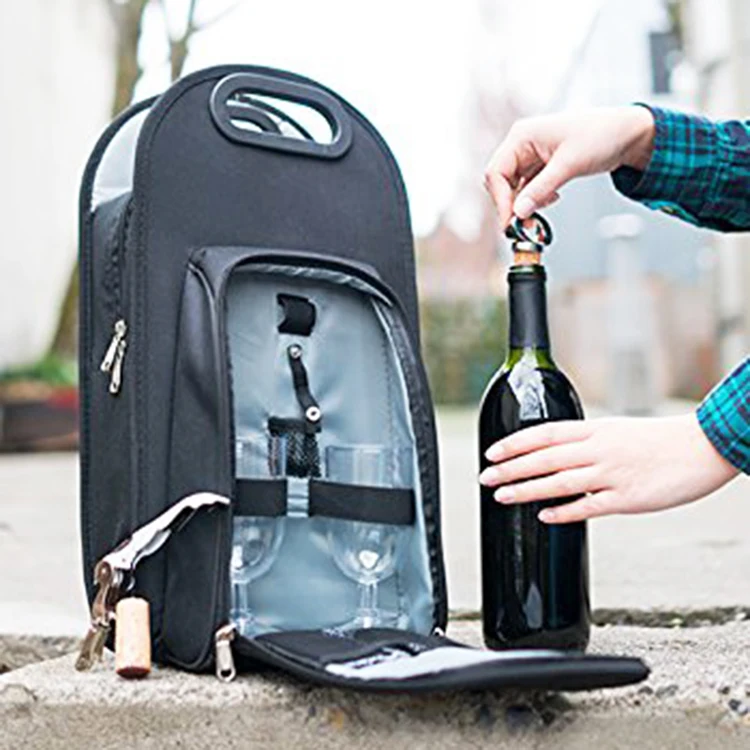 cooler bag for wine bottles