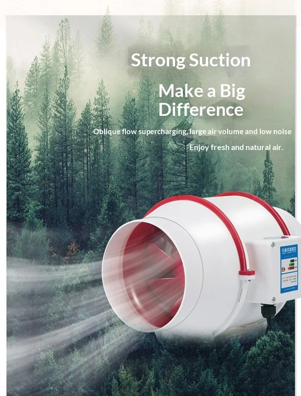 Flow Booster Duct Fan, Plastic, 110 V, Electric - detail 4