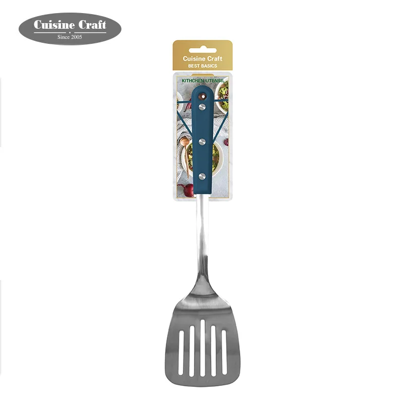 Stainless Steel kitchen Slotted Turner Spatula Kitchen Cooking Tool Utensil  New