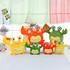 high quality cartoon soft crab baby plush toys for kids creative plush material crab