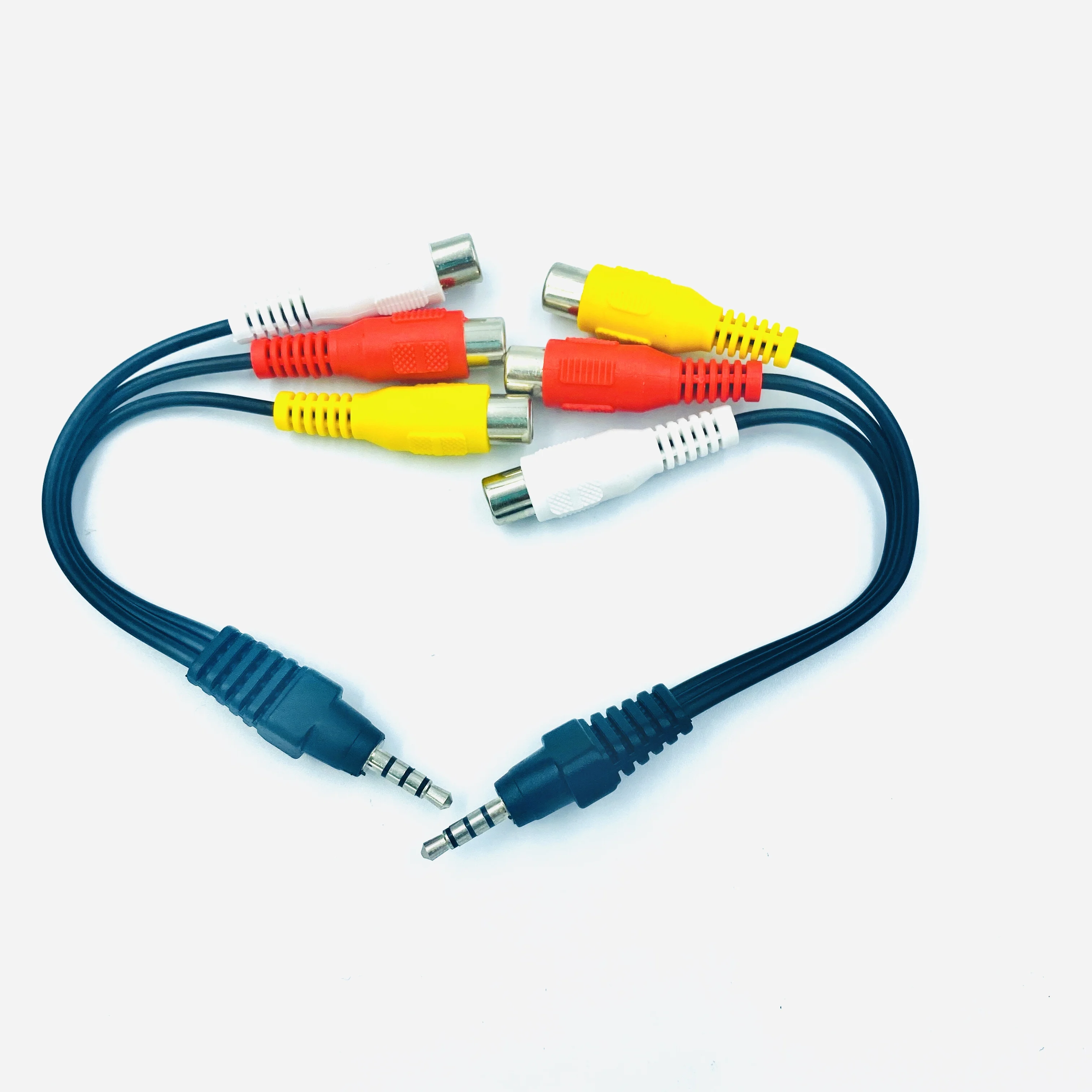 3.5mm male to 3RCA female Audio video cable - ANKUX.COM
