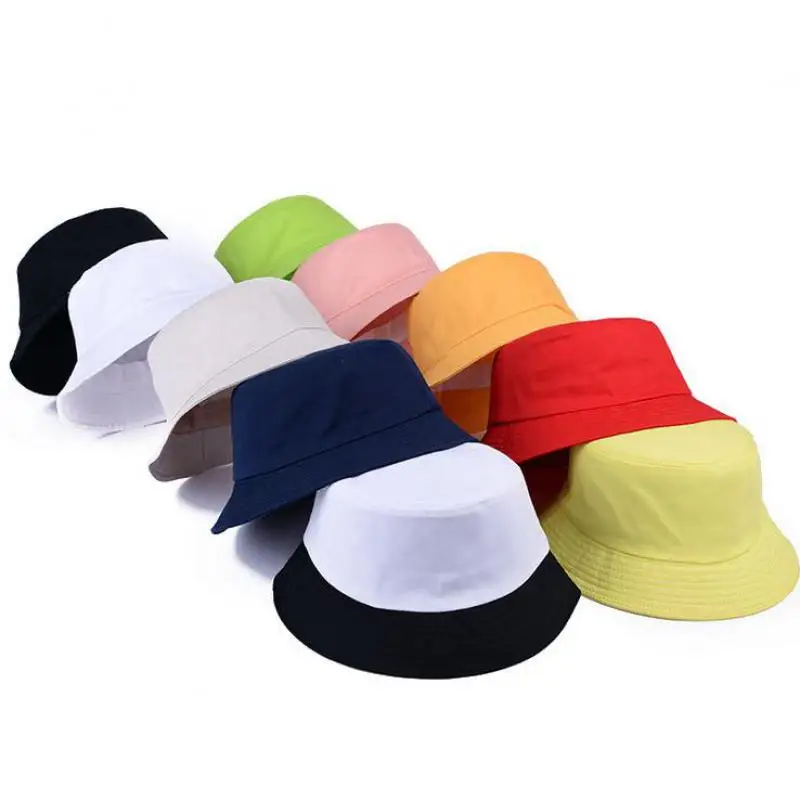 Hot Sale Summer Outdoor Sun Blank Bucket Hat Polyester