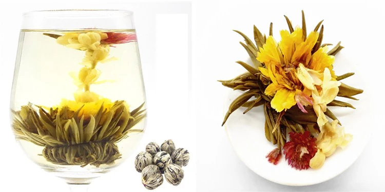 Handmade Fujian Flower Blooming Tea Balls Chinese Blooming Tea Flowering Blooming Flower Tea - 4uTea | 4uTea.com