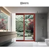 Residential project 136Z stainless reflective glass classy architectural and custom aluminum glass sliding door