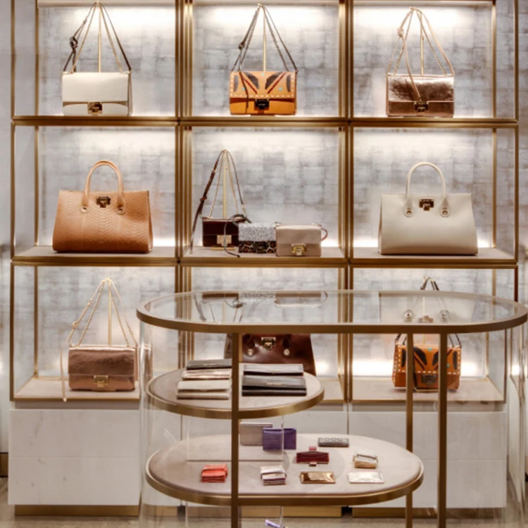 Silvia Venturini Fendi Hits Hong Kong Shoe Store Design Handbag Display Bag Store Display