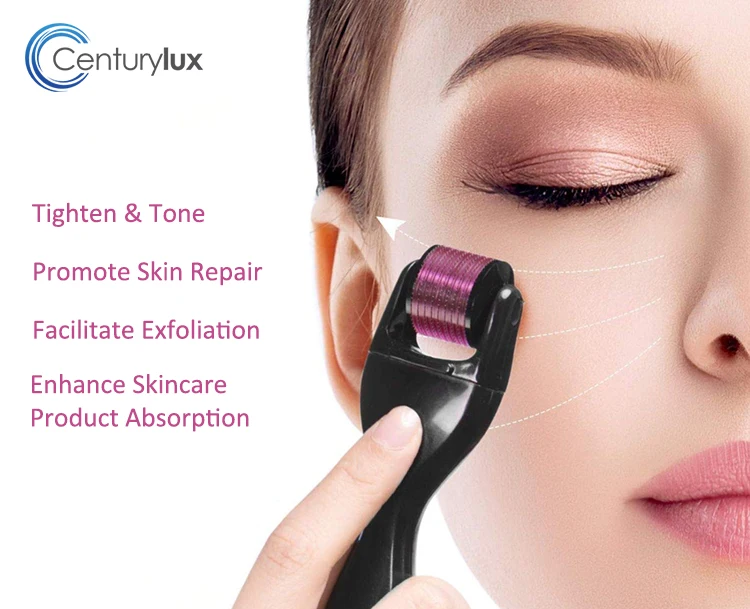 Hot sale Skin Beauty Care Tool 180 600 1200 Needles 3 in 1 derma roller Microneedle Dermaroller 3 in 1 for face/body