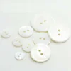 round white MOP river shell button