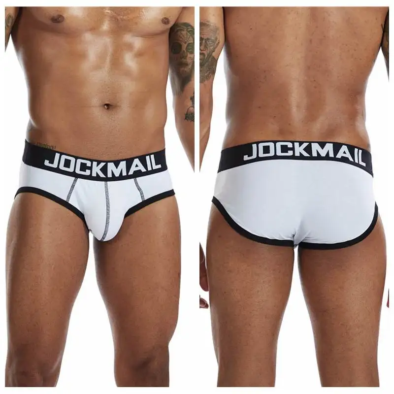 Jockmail 9 Colors Cotton Boxer Low Waist Sexy Briefs Shorts Fashion