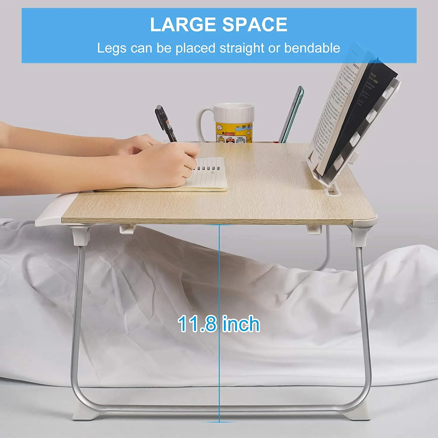 Folding Bed Desk In Bed For Student Lots Of Leg Space Buy Foldable