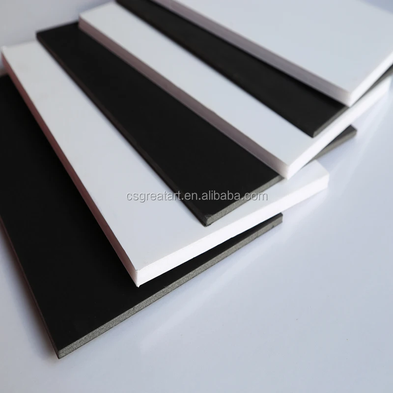 70cmx100cm Both Sides White Paper Foam Board 5mm For Advertising/kt