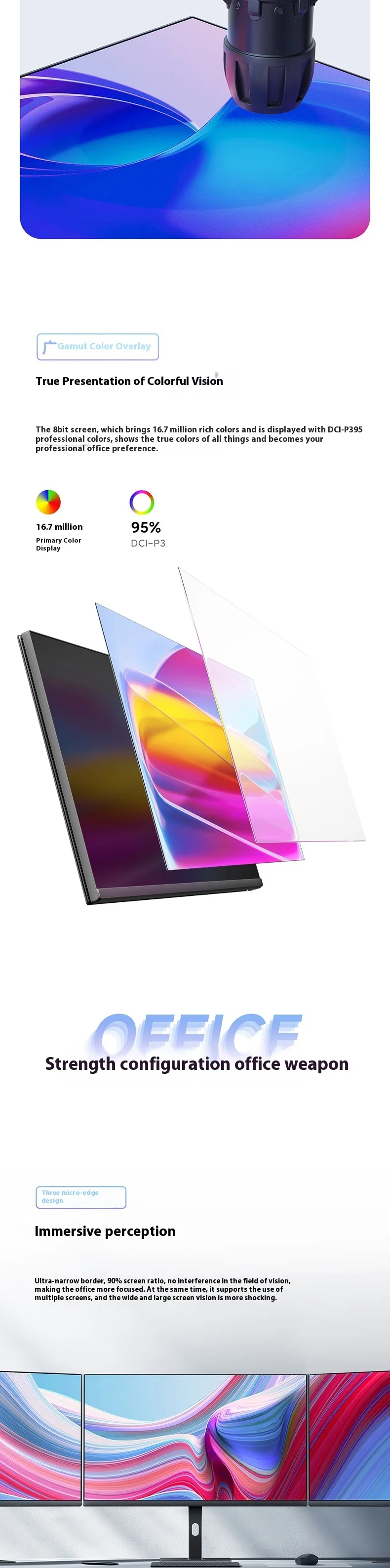 redmi a27q 2k 100hz ips lcd monitor -3