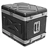Lightweight 8 Space 8U DJ Shallow ABS Rack Case DP STAGE 8U ABS Rack Case PA DJ Medium Depth Amp Effects Utility Flight Cases