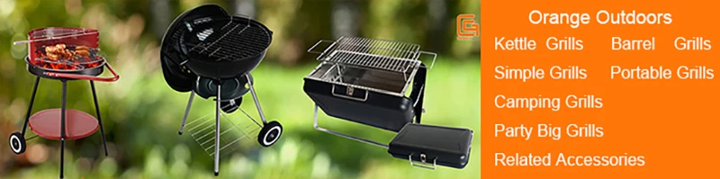 Orange Outdoors Stainless Steel Barbeque Spatula