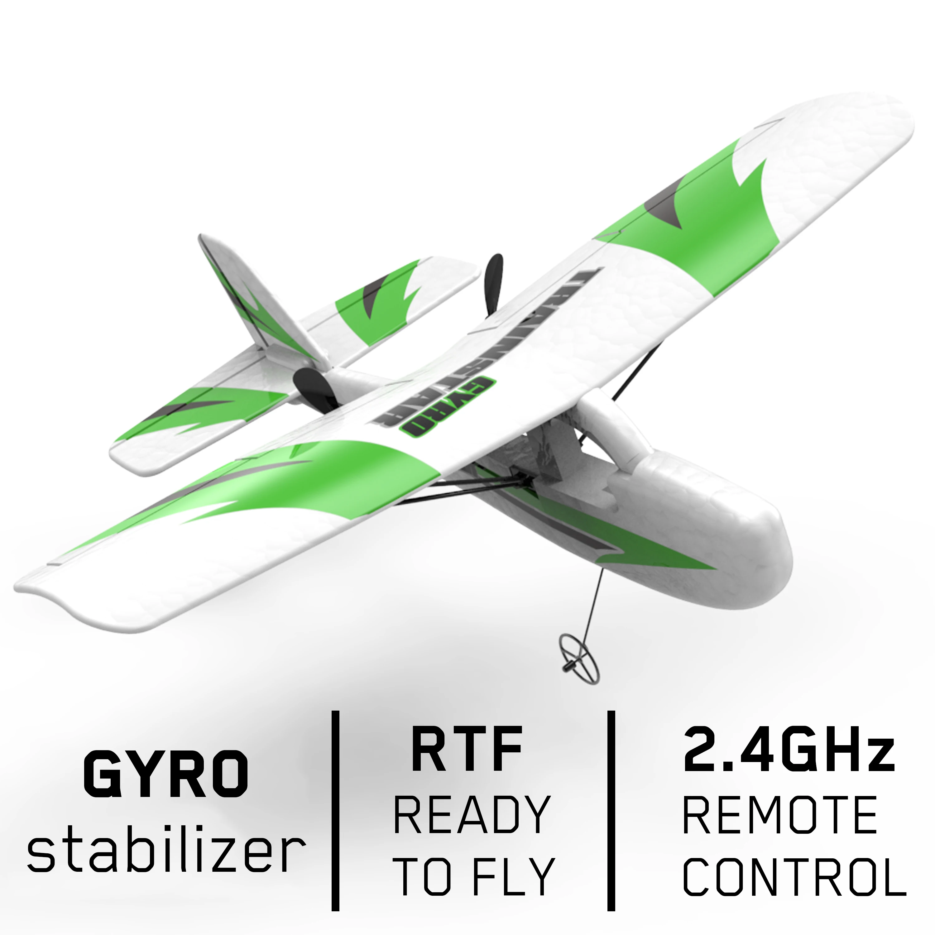 stable high wing rc plane