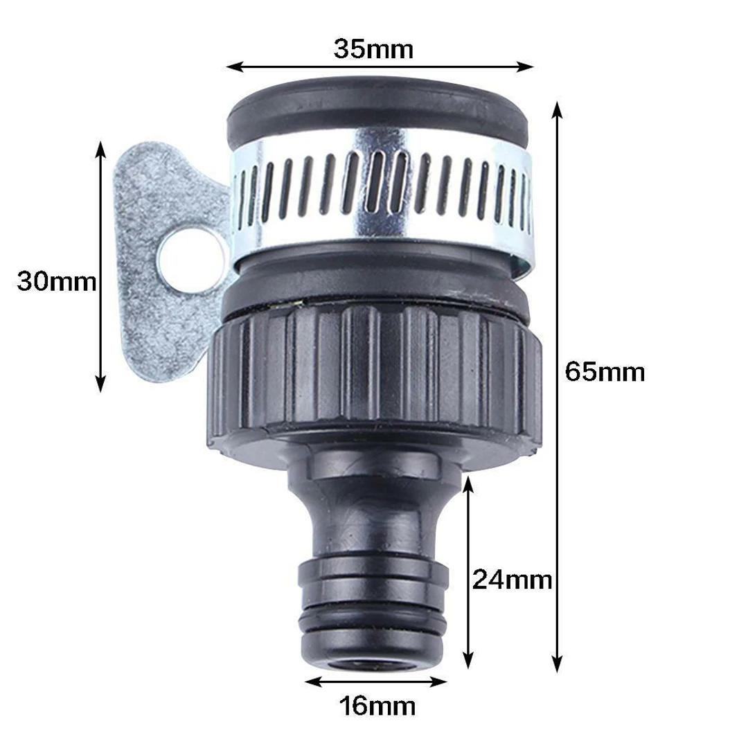 Universal Garden Hose Pipe Tap Connector Mixer Kitchen Bath Tap Faucet