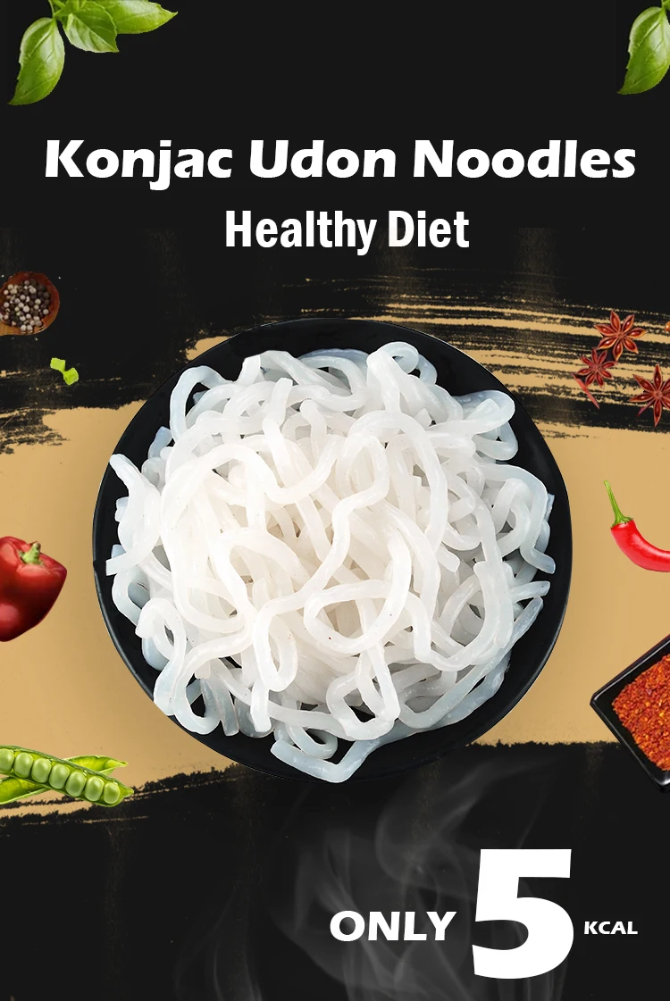 Customized Konjac Instant Noodle Gluten Free Italy Pasta Low Fat Height