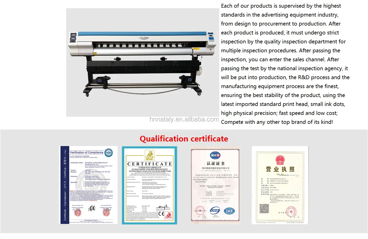 S2000 inkjet printer for paper canvas eco-solvent printer audley china
