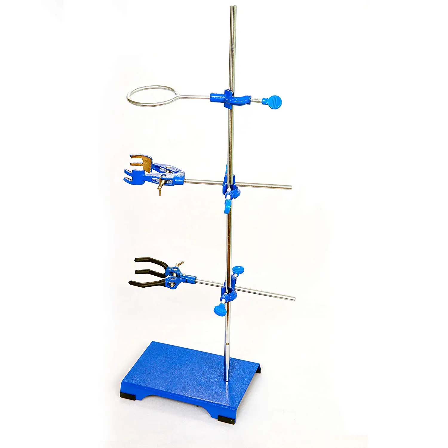 hsg-076 support stand 8" x 5" with resistant rod - burette clamp