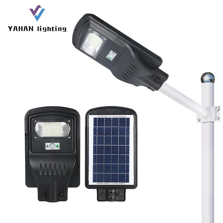 Simple Installation Park Waterproof IP65 30W 60W 90W Integrated All In One LED Solar Light Price List