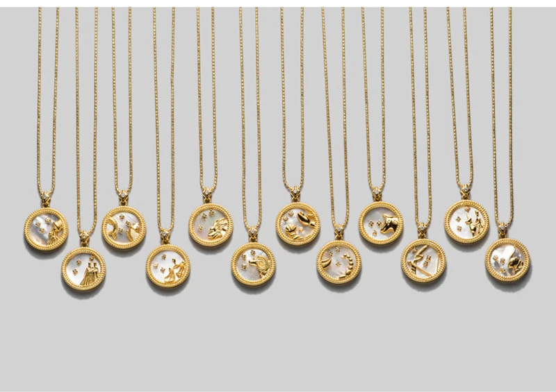 product-Birthday Jewelry Sign Capricorn 925 Silver Zodiac Charm Necklace-BEYALY-img-1